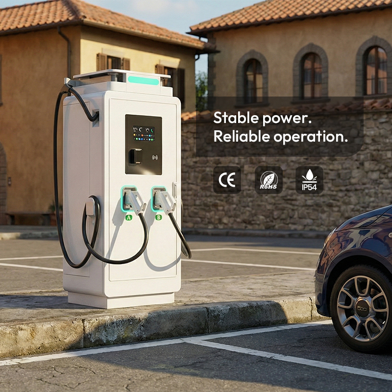 High Power 120kw 180kw 240kw Ocpp DC Charger Station with CCS2 Double Gun