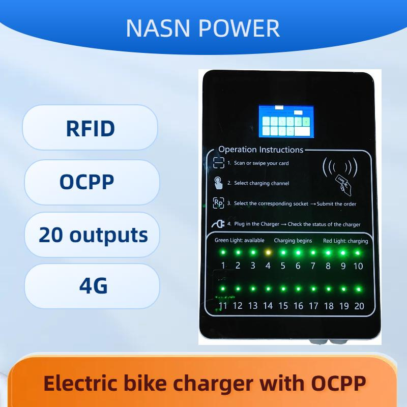 Ocpp Electric Bike Charging Stations