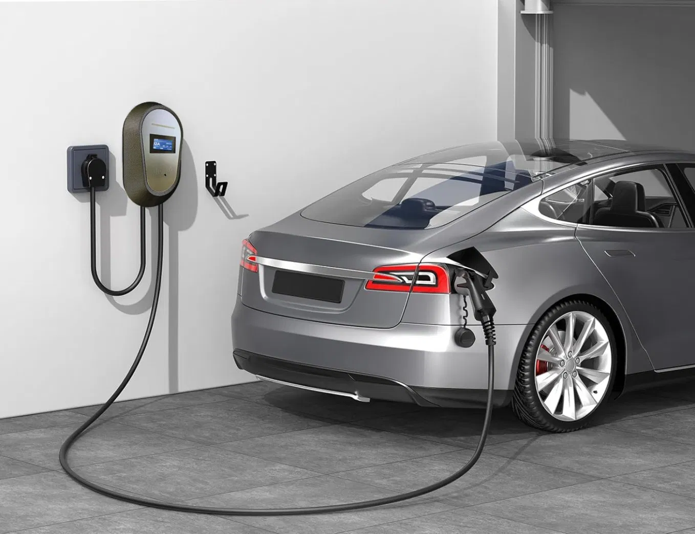 Wall Mounted AC EV Charger Dynamic Load Balancing