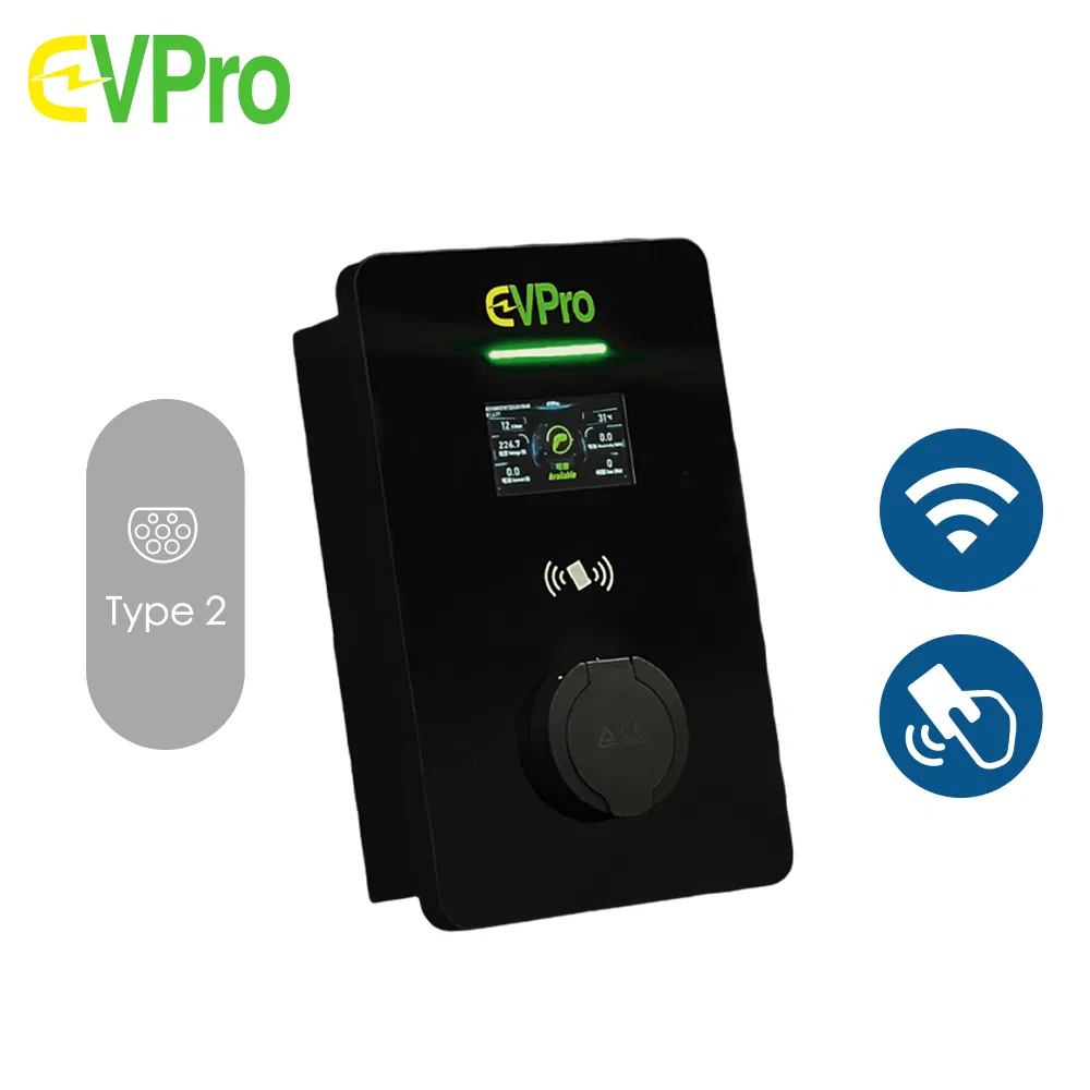 Smart Load Balance AC Home EV Charger Station O-Pen Protection IP65 Ik10 APP Control 7kw Wall Box Electric Vehicle Charger