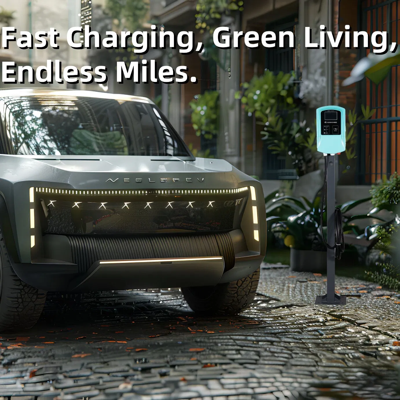 Hot Sale Home Residential Commercial Parking Lot 7kw AC EV Electric Vehicle Car Charge Charging Station Charger