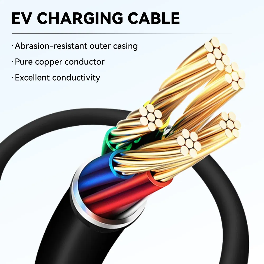 Multi Protective AC EV Charger Portable EV Charger 7kw Portable EV Charger