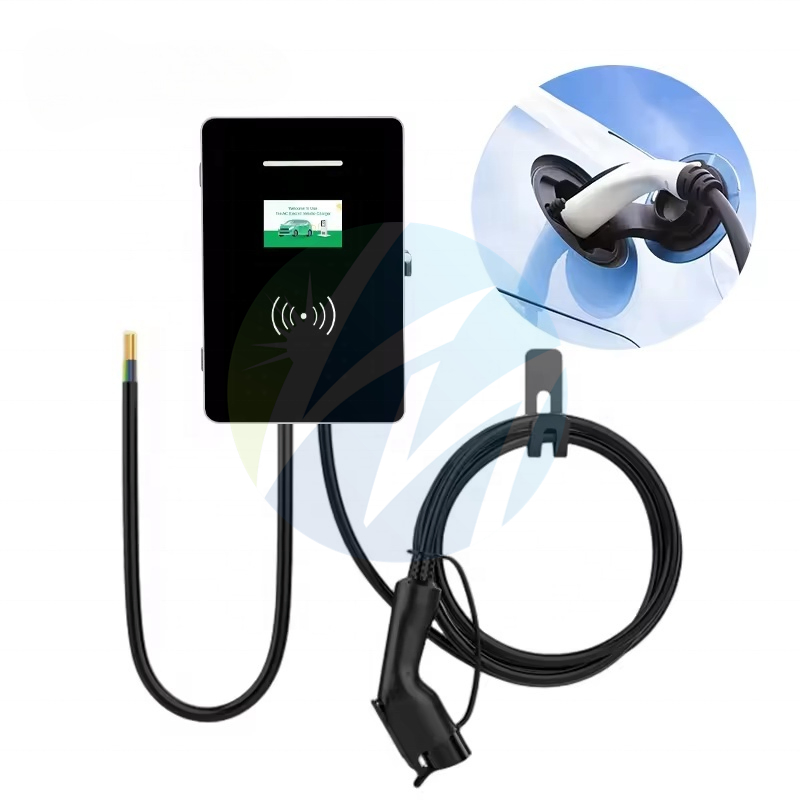 Commercial APP Smart Control Wallbox Mode 3 32A 7kw Mobile Home AC Electric Vehicle EV Car Wall Charger