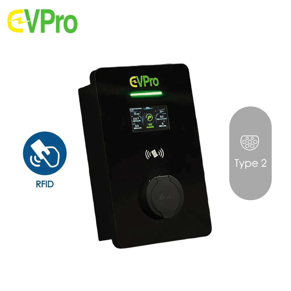 Smart Load Balance AC Home EV Charger Station O-Pen Protection IP65 Ik10 APP Control 7kw Wall Box Electric Vehicle Charger