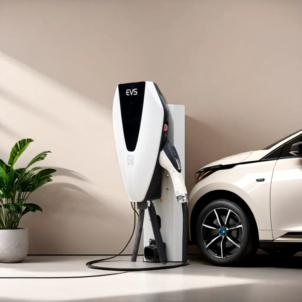 Customized Level 2 Evse AC EV Charger EV Charger 7kw 11kw 22kw 30kw Cable Retractor with SAE J1772 Indoor or Outdoor Home or Commercial Use