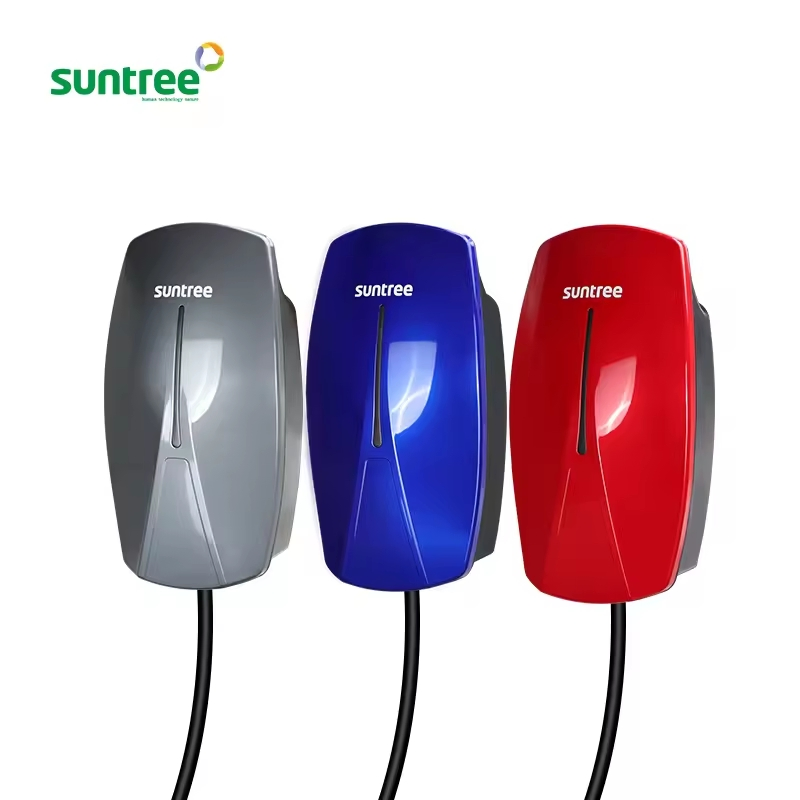 Suntree- Swj3 22kw AC EV Charger Three Phase 380V with Tuya APP Smart Phone Control
