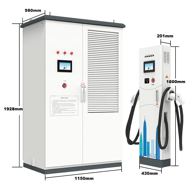 360kw480kw 720kw Split Car Charging Station DC Fast EV Charger Power Cabinet Separate From Multiple Charging Terminals Fleet