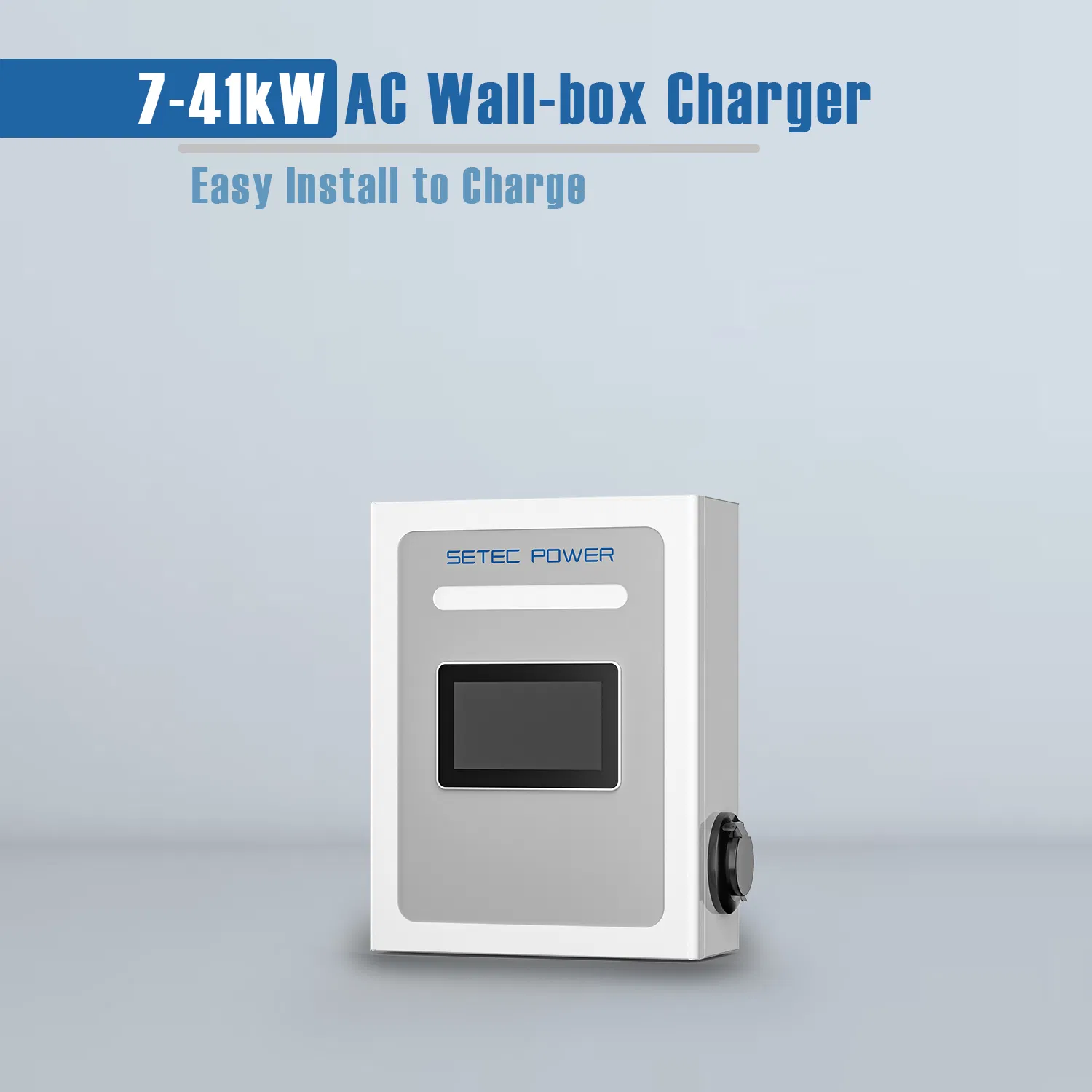 SETEC POWER Commercial &nbsp;Advanced 7kW to 41kW AC Wall-Mounted Electric Car Charger EasyCharger Electric Vehicle Charging Station