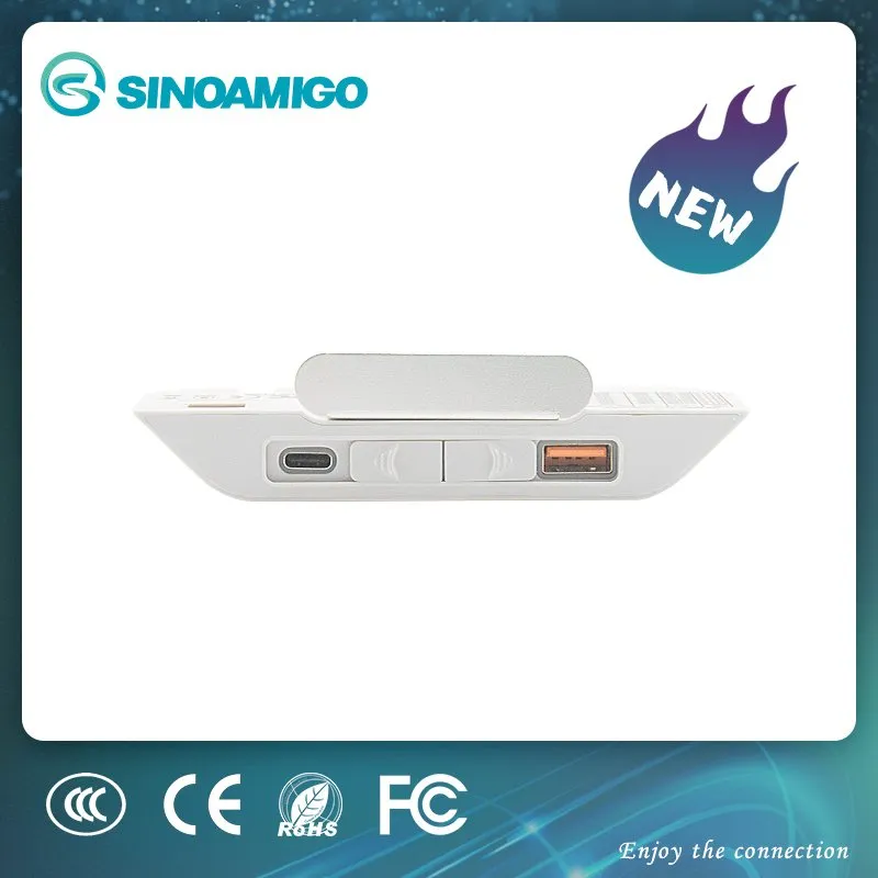 Trapezoid Quick Dual Port Type a+C USB Charger with Pd / QC 3.0