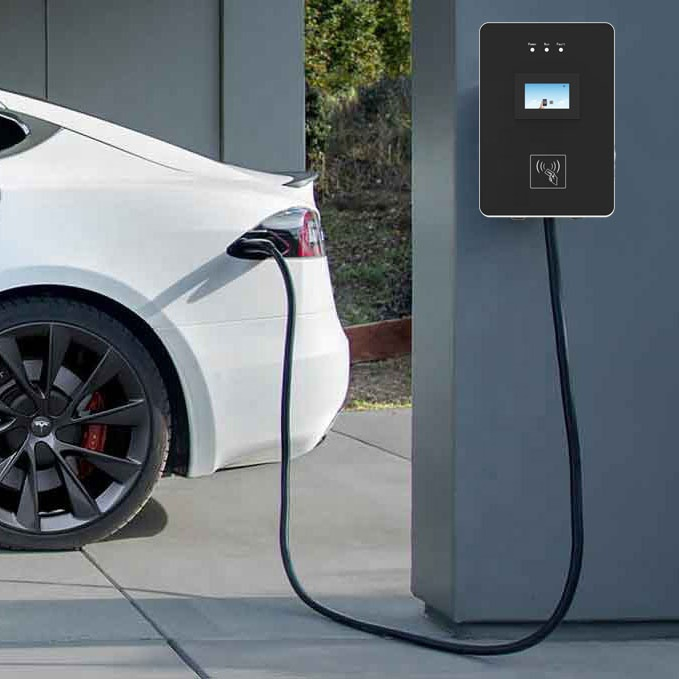 Wall Mounted 7kw 11kw Type1 Type2 EV Charger 4G WiFi Car Charging Station Parking Lot Residential Home AC Charging Solution RFID