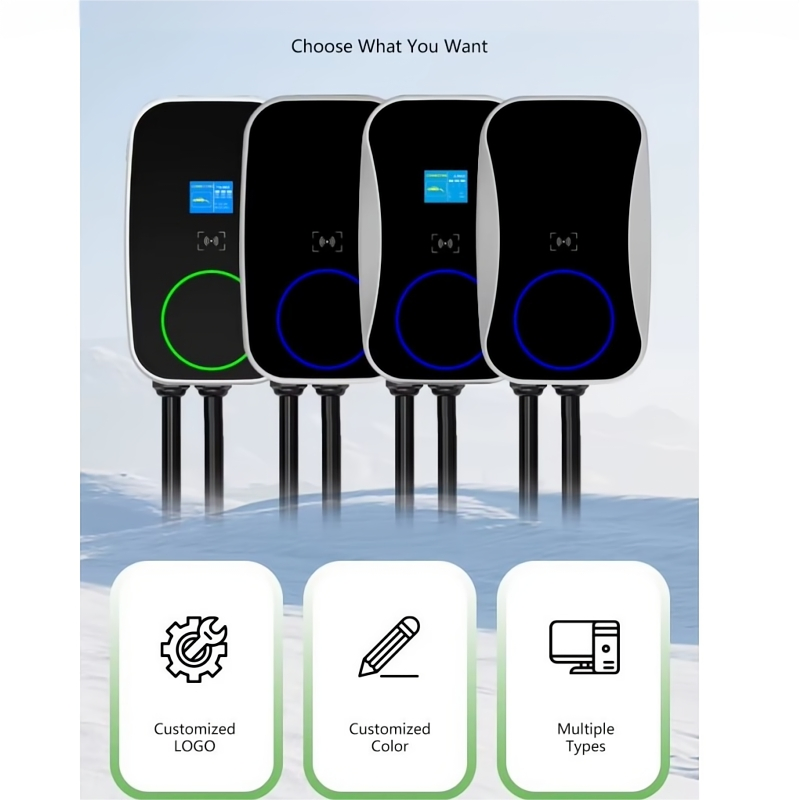 ETL Smart Wallbox AC EV Charger Dynamic Load Balancing Type1 EV Charger