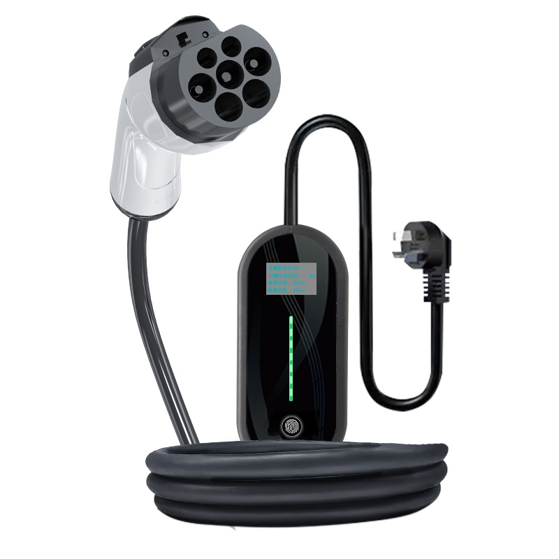 Factory Mobile Type2 AC 3.5kw 16A Electric Car Battery Charging Station Portable EV Charger