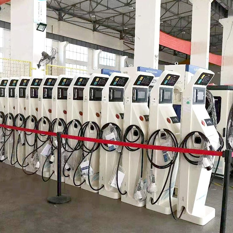 Patented Dual-Port Floor AC Charger for Fast EV Charging Applications