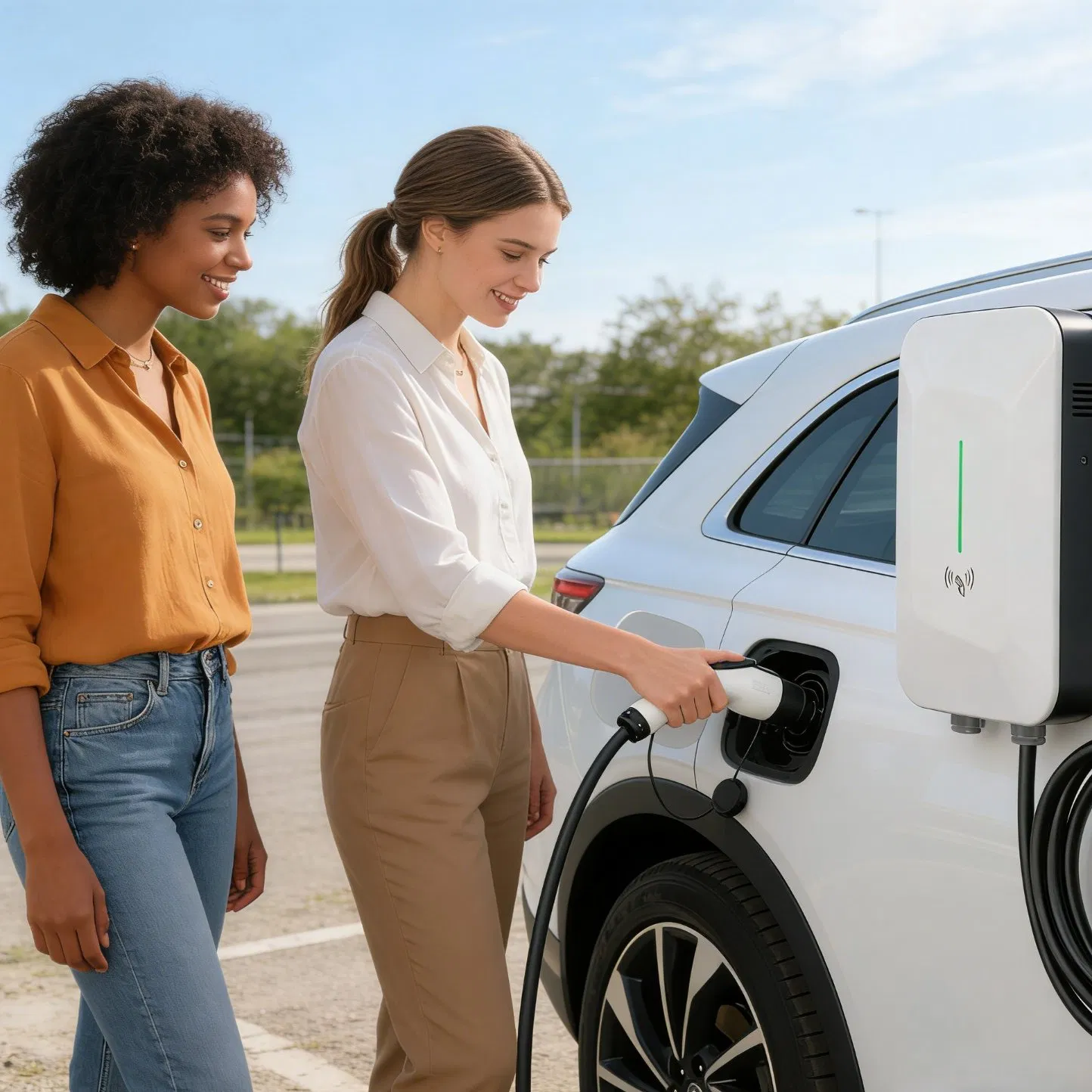 Ride-Hailing Fleet 7kw AC EV Charger for /Didi Drivers with Fast Authorization