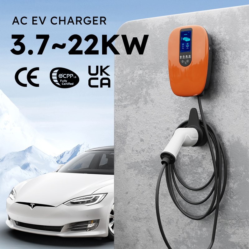 11kw 16A EV AC Charger with Ocpp APP Control Wallbox Smart Home Appliances