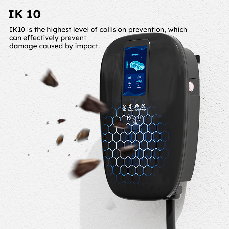 22kw Type 2 EV Wallbox Charger, Fast Charging IP65 EU Plug