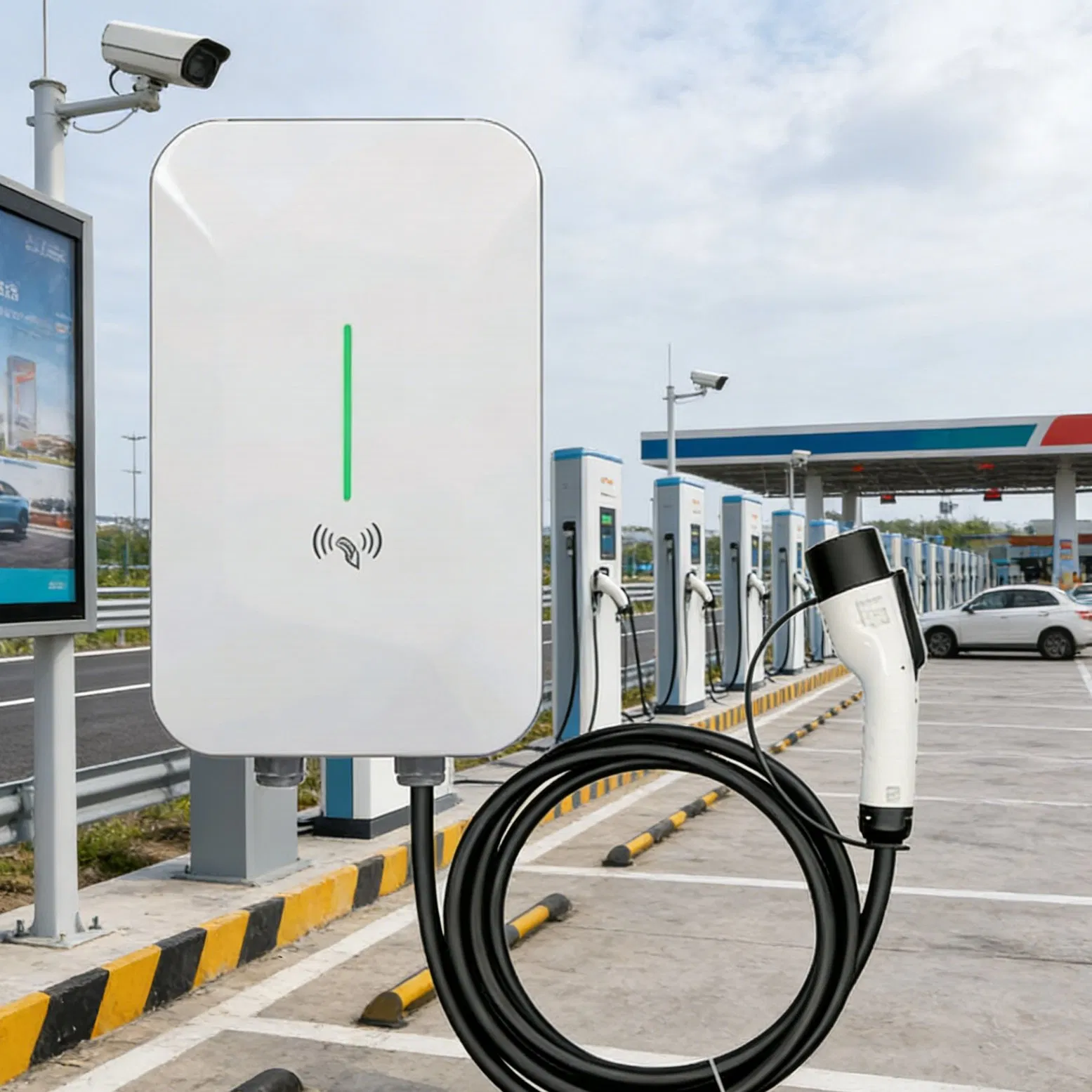 High-Power 7kw AC Charging Station: Portable Solar EV Charger