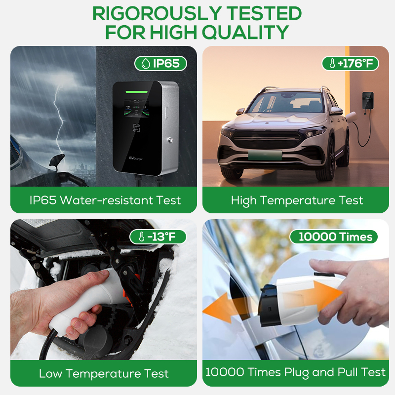 Ovord 22kw AC Level 2 EV Charging Station, Smart Wall Box with APP/WiFi Control, 32A GB/T Home &amp; Commercial Electric Car Charger