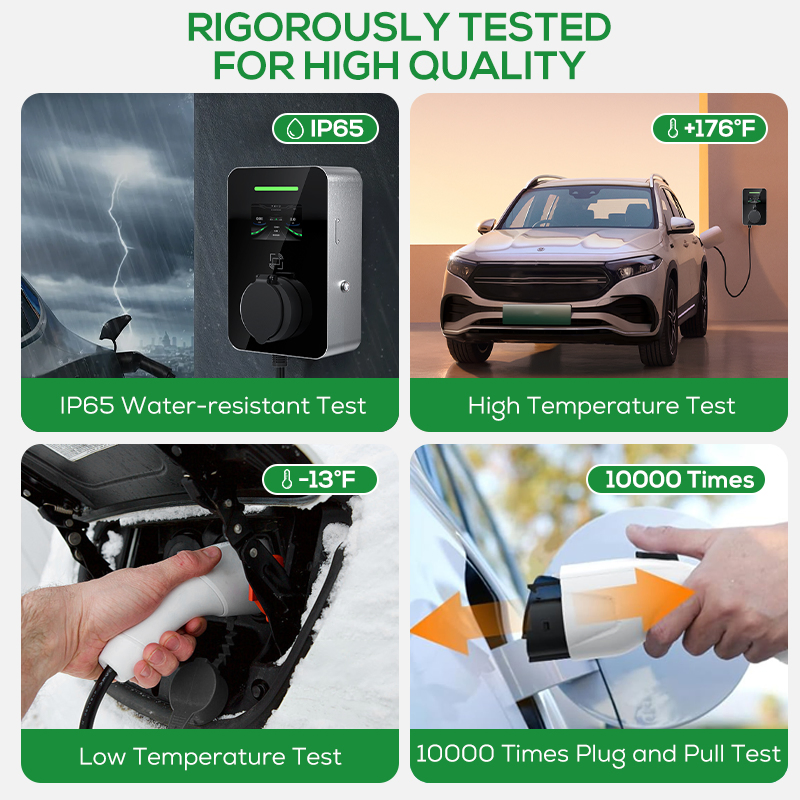 Ovord 22 Kw AC Fast Wall Level 2 Wall Box Car Charging Station Type 2 Home 22kw EV Charger for Byd Shark with APP WiFi