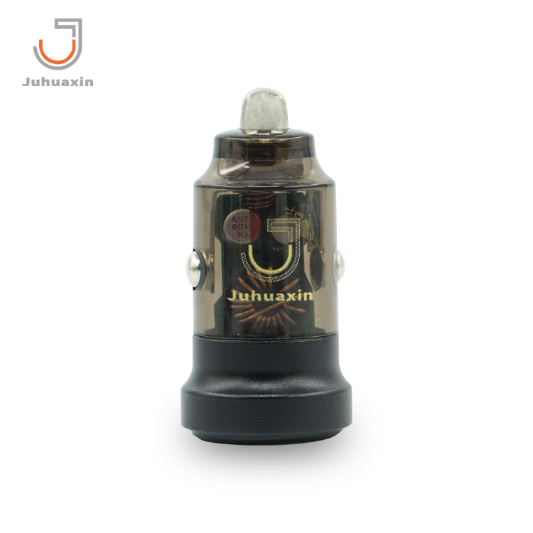 Juhuaxin High Quality QC4.0 Cargador Auto Quick Car Charger Tpye-C USB Dual-Port a+C 35W Pd 30W Multi Fast Charging Mobile Phone Car Charger for iPhone Samsung