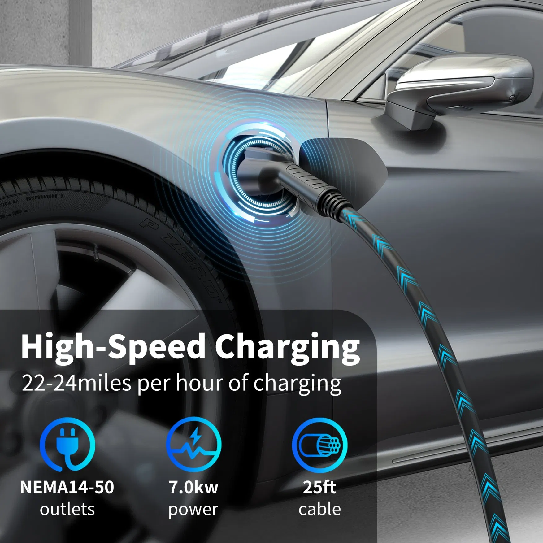 AC EV Charger with Dlb Dynamic Load Balancing Wallbox for Home &amp; Commercial Use Ocpp Compatible