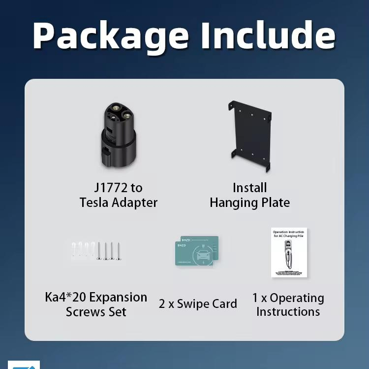 Manufacturer Commercial APP Smart Control Wallbox Mode 3 32A 7kw Mobile Home AC Electric Vehicle EV Car Wall Charger