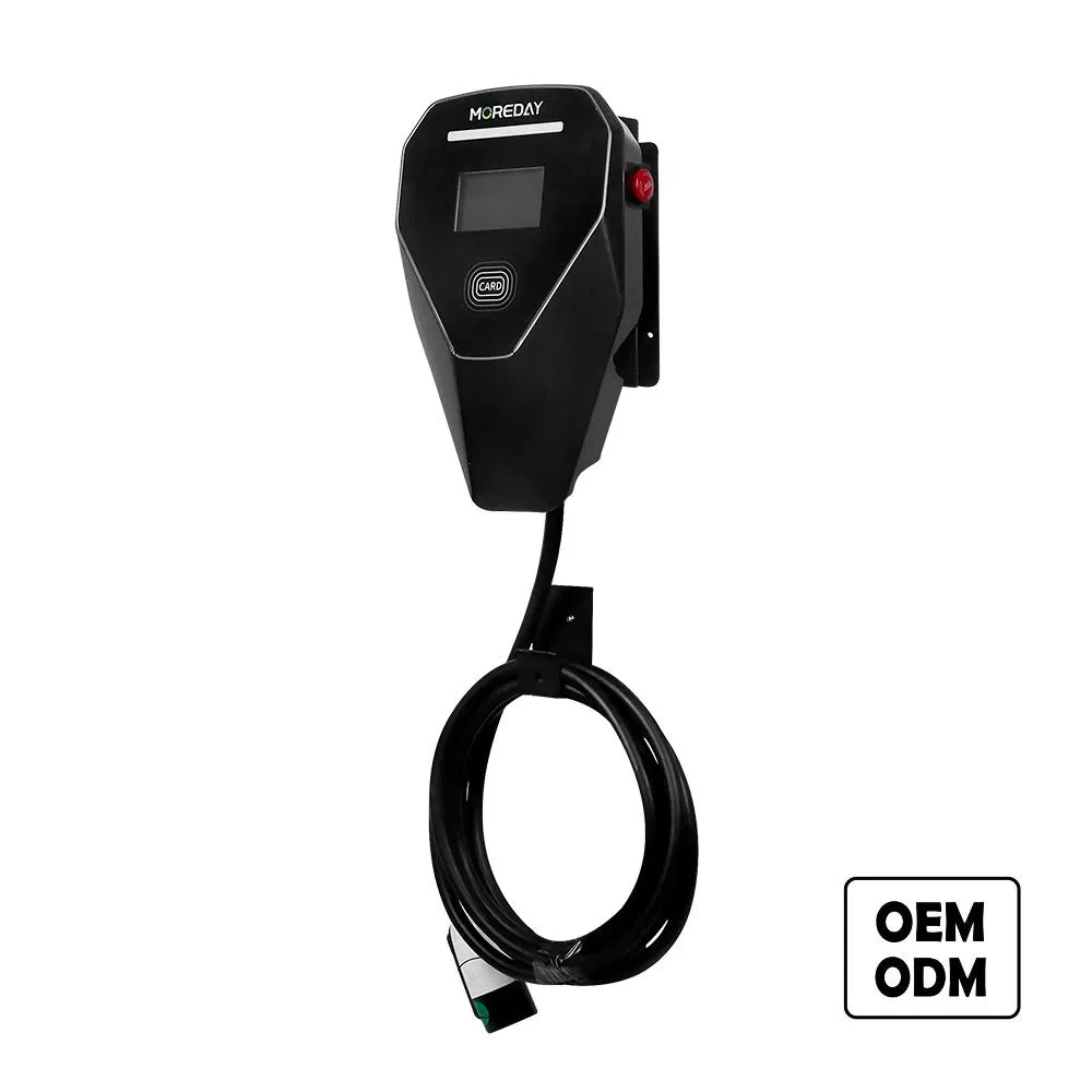 CE Certificate 7kw 220V 32A Wall-Mounted AC EV Charging Station Type 2 Level 2 Smart EV Chargers System for Home