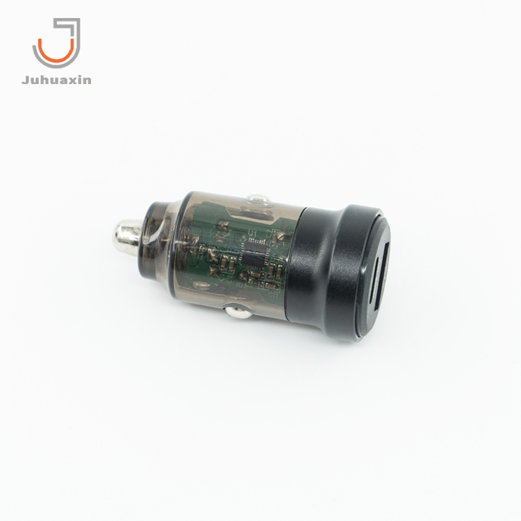 Juhuaxin High Quality QC4.0 Cargador Auto Quick Car Charger Tpye-C USB Dual-Port a+C 35W Pd 30W Multi Fast Charging Mobile Phone Car Charger for iPhone Samsung