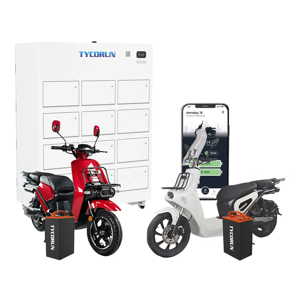 Tycorun Battery Swapping Station Power Exchange Solution Outdoor Charging Cabinet
