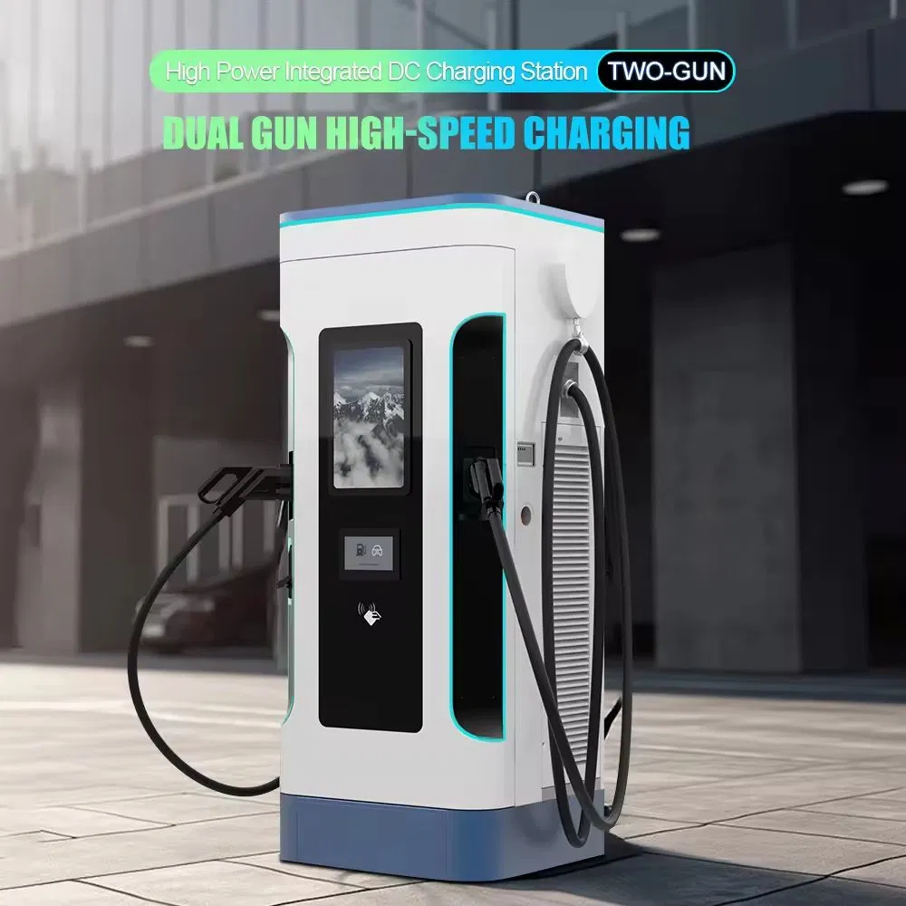 Commercial Use 30kw 60kw 120kw 180kw Car Charger Ocpp Electric Vehicle AC DC Fast Charger EV Charging Station with 7 Inch Screen