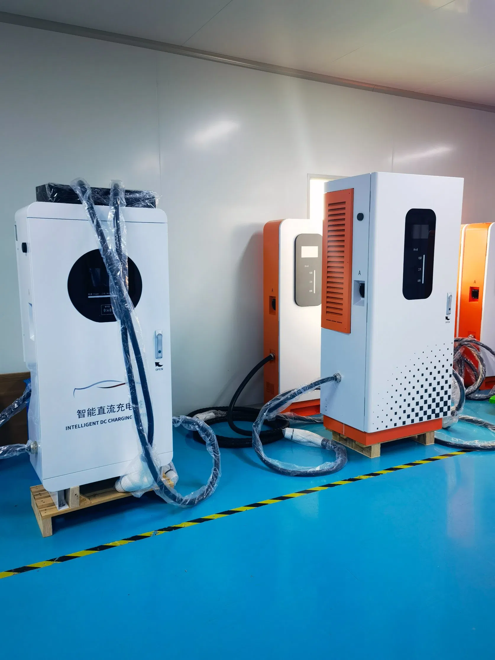 Sinrayk064 Floor-Standing 60kw and 60kw DC Fast Chargers, Electric Vehicle Fast Charging Stations, and Bus Fleet Parking Charging Stations