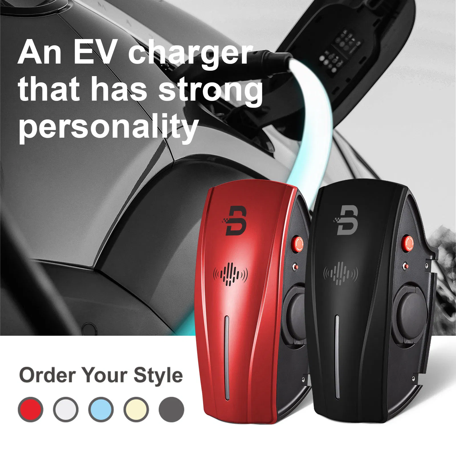 Beny Load Balance AC EV Charger Solar Power Charging Station Smart APP Level 2 EV Charger Station