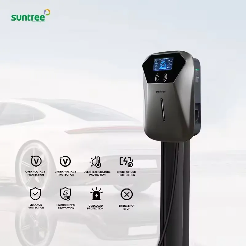 Smart APP Control 32A 22kw AC EV Charger Wallbox