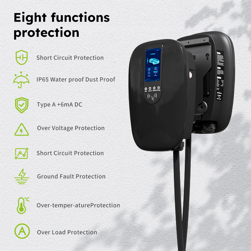 7kw Fast Charging Wallbox EV Charger, Type 2 EU Plug IP65