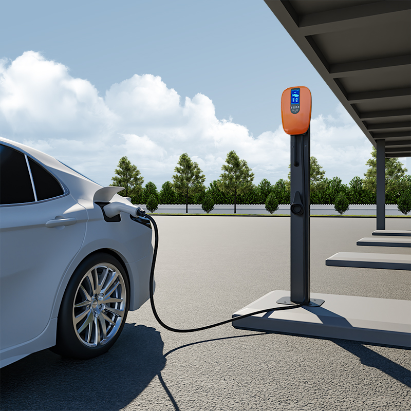 22kw GB/T AC EV Charger Fast Charging Station CE RoHS IP65 Ik10