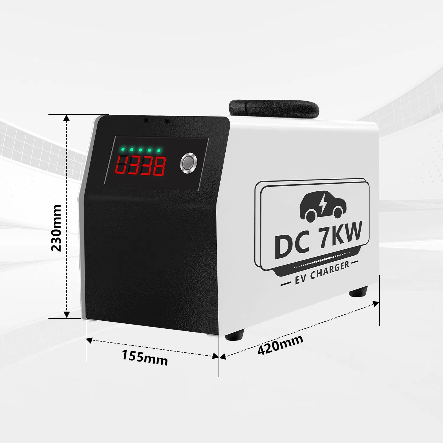 Compact Portable DC Fast Charger off-Grid Outdoor &amp; Construction Site EV Charging Solution