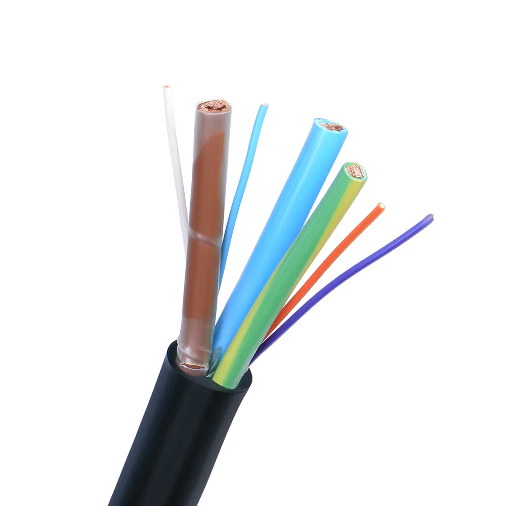450/750V AC Electric Vehicle Charging Cable TPE-Sheathed EV-Ssps Type, Manufactured for Level 2 EV Chargers and Home/Commercial Charging Stations