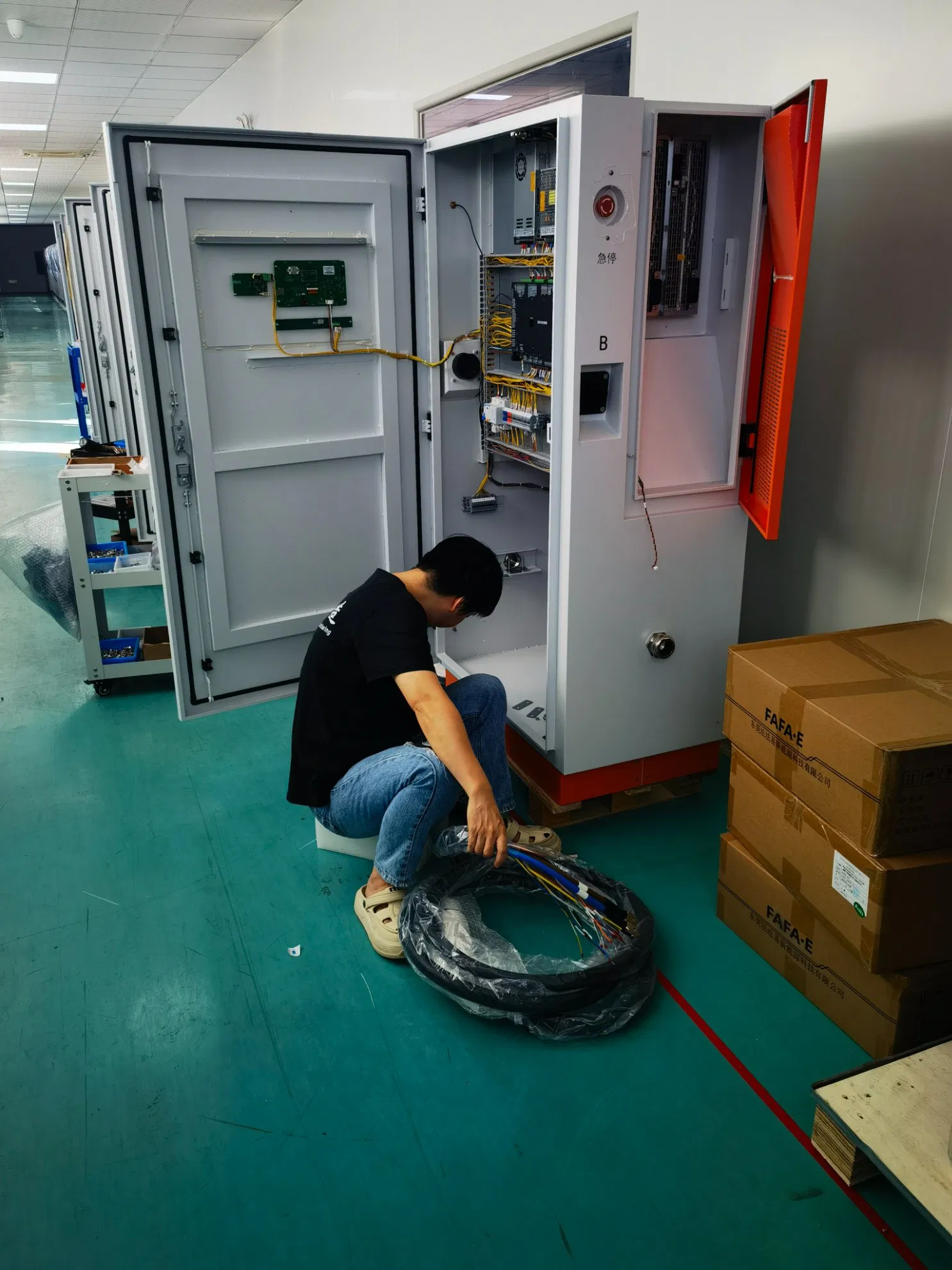 Sinrayk064 Floor-Standing 60kw and 60kw DC Fast Chargers, Electric Vehicle Fast Charging Stations, and Bus Fleet Parking Charging Stations