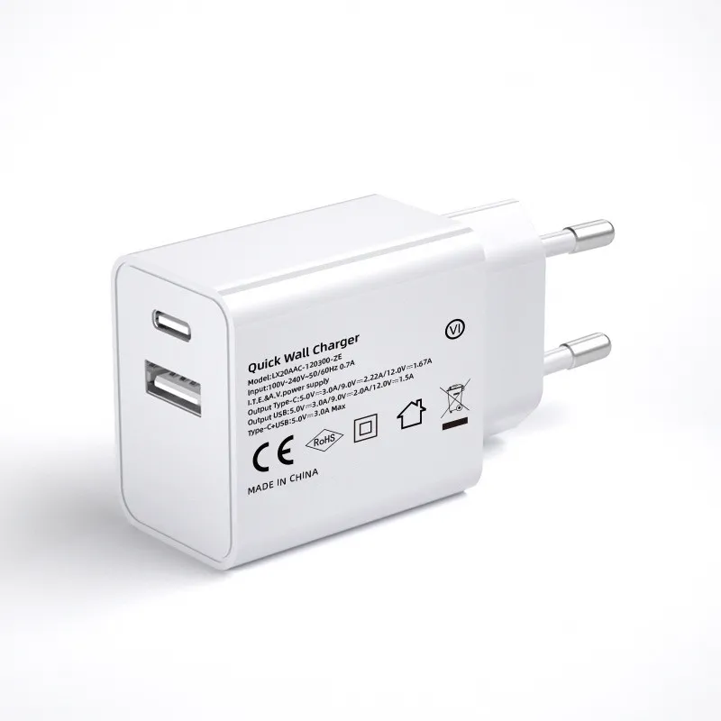 PD20W Dual Port Adapter View 4