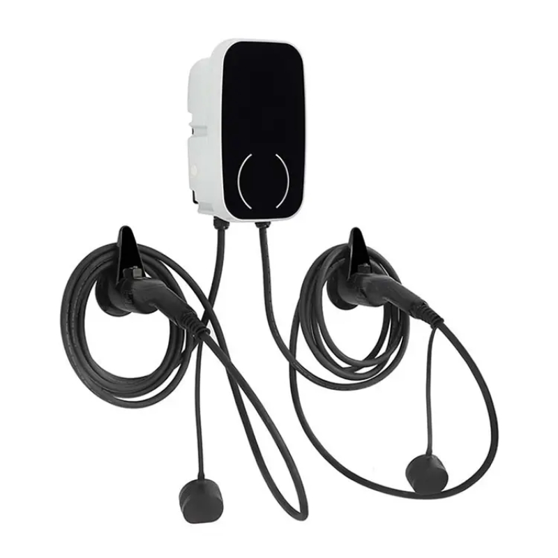 Smart EV Charger Commercial AC EV Fast Charging Station with Double Charger Guns