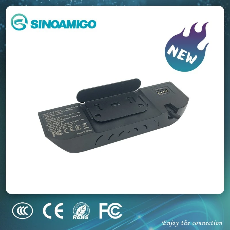 Trapezoid Quick Dual Port Type a+C USB Charger with Pd / QC 3.0