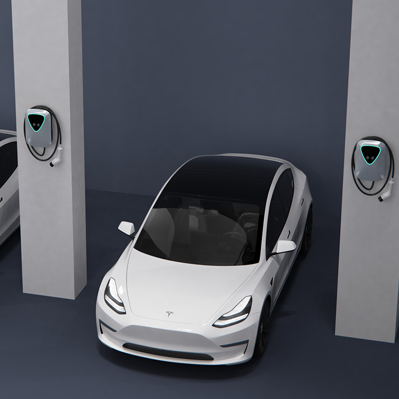 7kw Home Use AC EV Charger Wall Mounted Type2 Type1 Guns IP54 CE RoHS TUV Level 2 Smart Car Charging Station Fast Charger