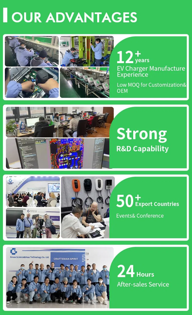 EV AC Charger Technical Drawing