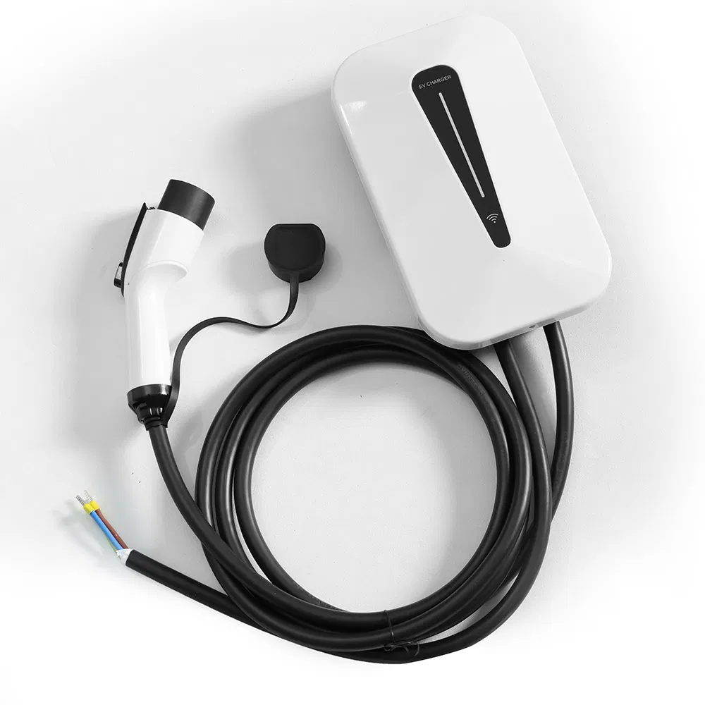 Professional 7kw 11kw 22kw 3-Phase AC Wall-Mounted Car Charger New Condition EV Charging Station Load Balance 5m Cable Length Type1/2 Gbt