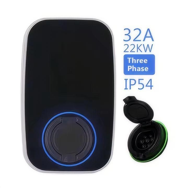 ETL Smart Wallbox AC EV Charger Dynamic Load Balancing Type1 EV Charger