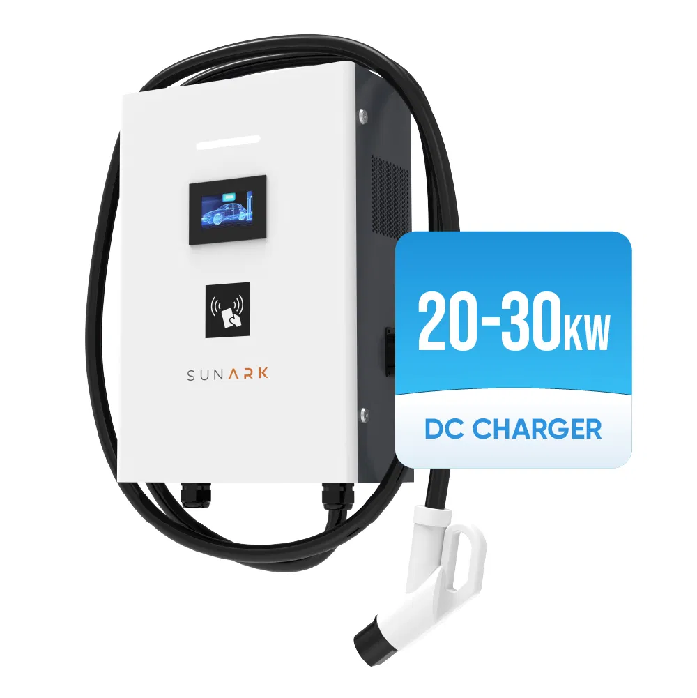 Sunark AC to DC EV Commercial Charging Station CCS 20kw 25kw 30kw Fast Car Charging
