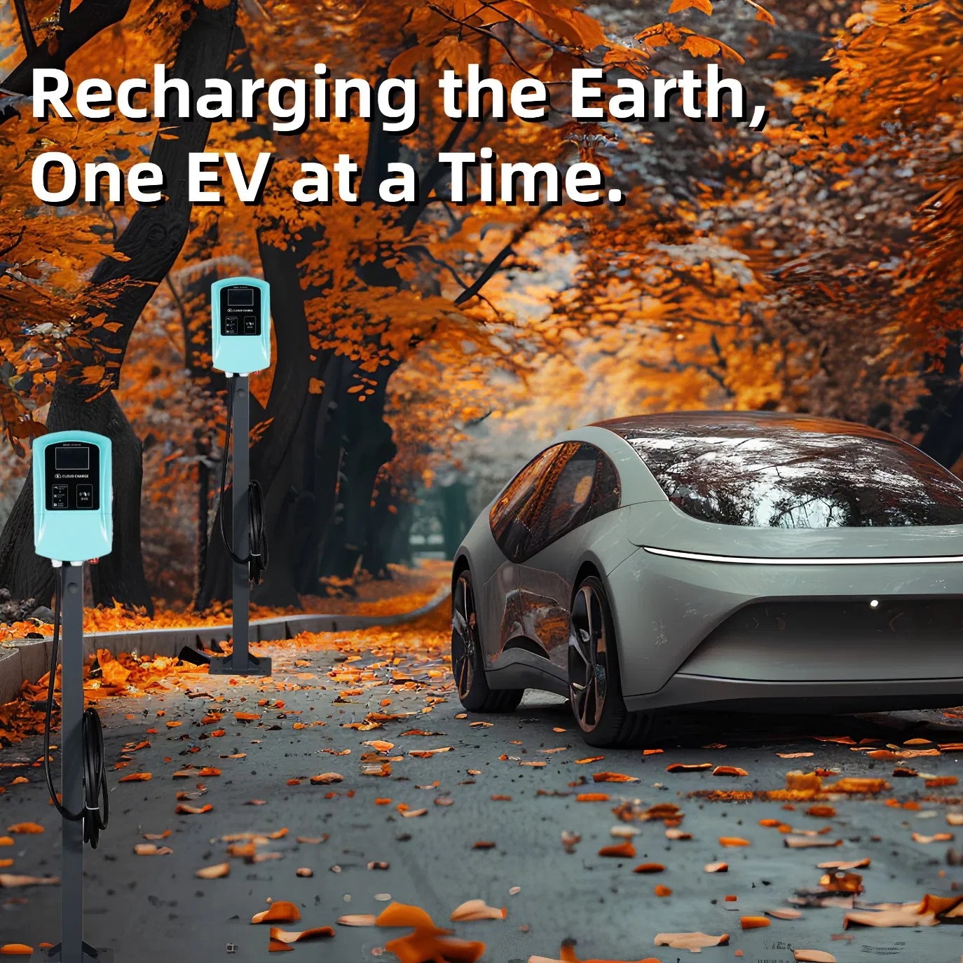 Hot Sale Home Residential Commercial Parking Lot 7kw AC EV Electric Vehicle Car Charge Charging Station Charger