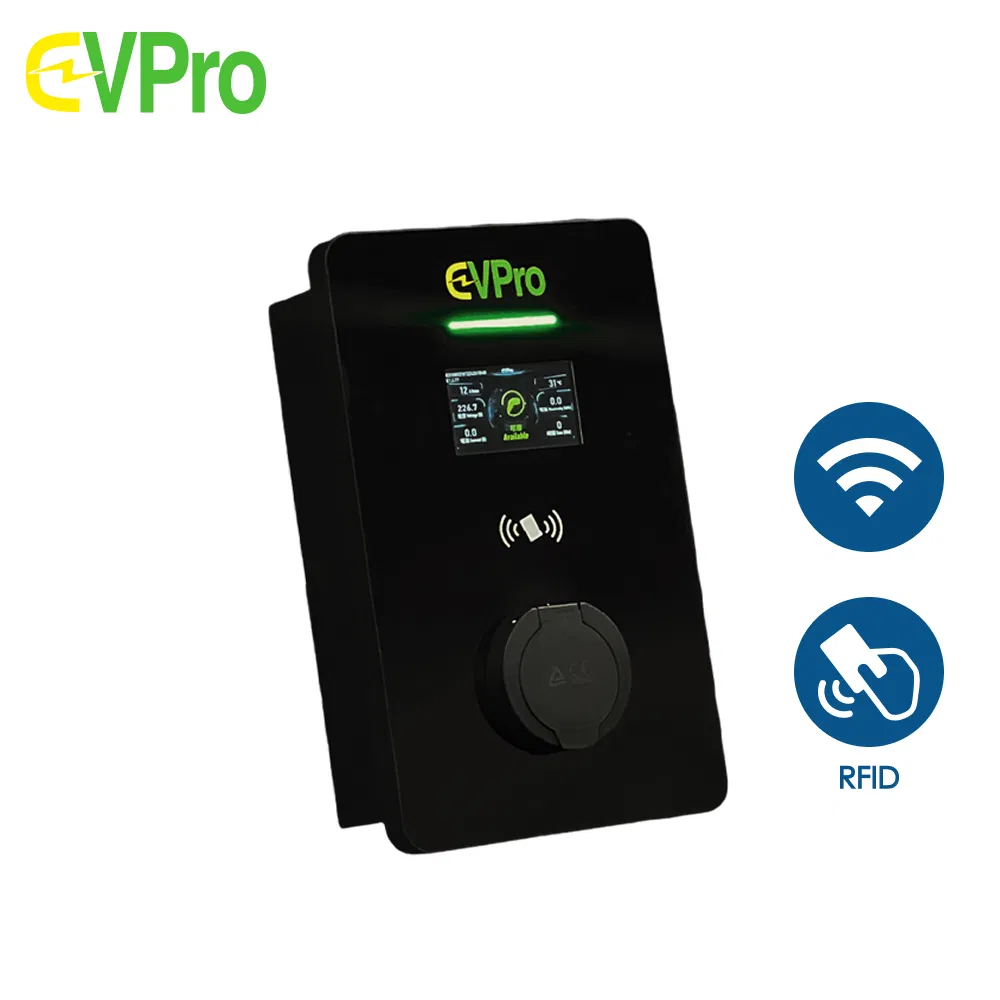 Smart Load Balance AC Home EV Charger Station O-Pen Protection IP65 Ik10 APP Control 7kw Wall Box Electric Vehicle Charger
