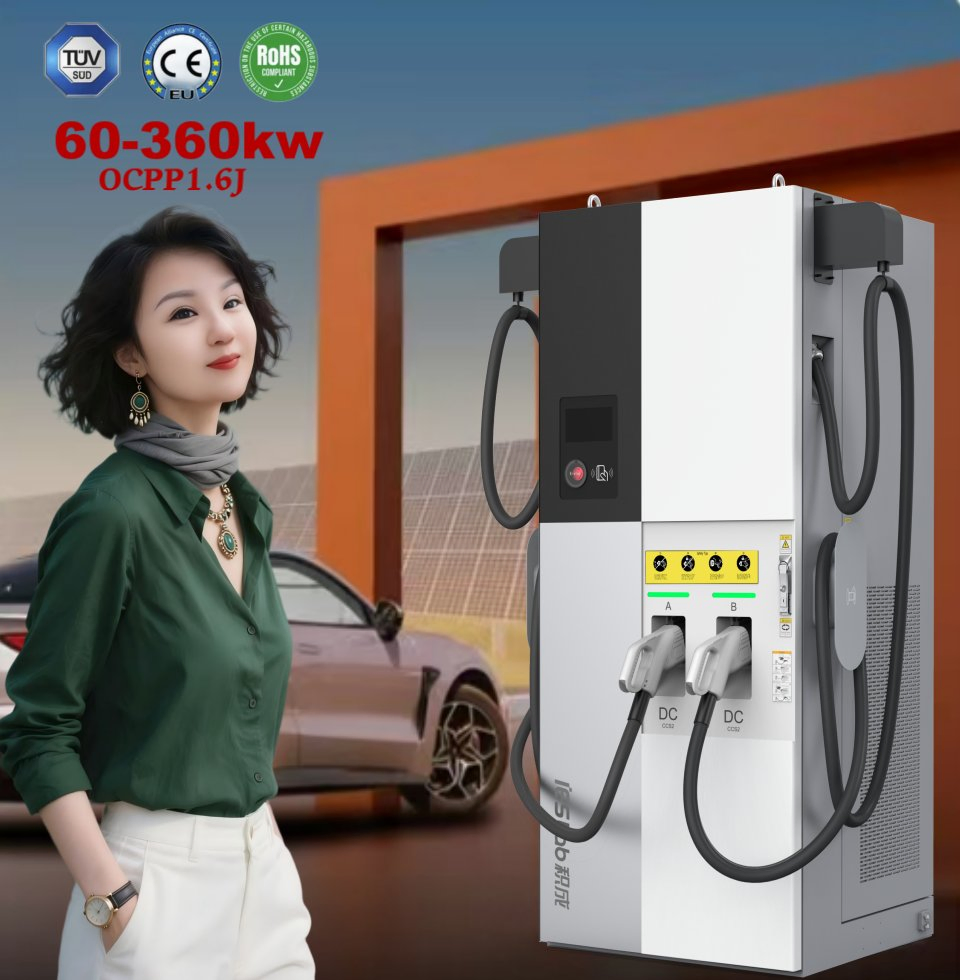 Commercial Use 60kw 120kw 160kw 240kw Electric Vehicle Car Battery AC EV Charge Charger Charging Station with Ocpp1.6 CE TUV Certificates