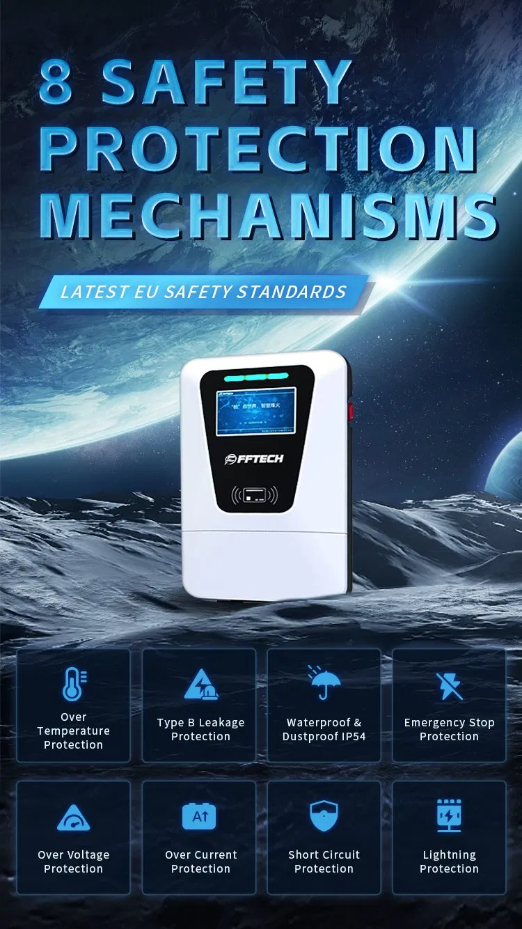 High-Power 40A EV Charger for Electric Vehicles, 400VAC